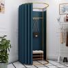 YXYECEIPENO Standing Work Clothes Changing Room Changing Room Camp Toilet Changing Room Dressing Room Curtain Kit and Metal Frame Foldable Simple Dressing Room (15 Colors, Size: 80x200cm) view 1