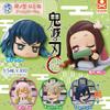 Bandai Onemutan Demon Slayer: Kimetsu no Yaiba Sixino Shape, Nidone, Earth Color Version, Set of 5, Authentic Japanese Product, Stust view 1