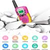 Retevis RA18 Kids Walkie Talkies, Walkie Talkie Toys for 6-12 Year Old Girls Boys, 22 CH, Built-in Flashlight, Girls Christmas Birthday Gifts, Outdoor Garden Camping Family Trip(Pink 2 Pack) view 2