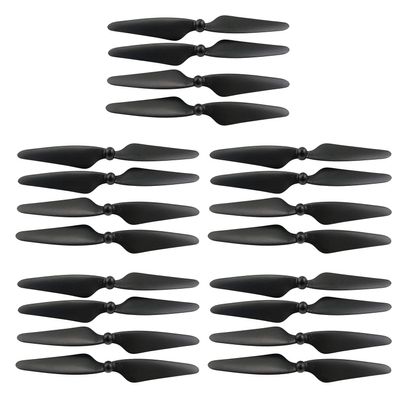 20PCS Propeller for Hubsan H501S H501C H501M MJX Bugs 3 PRO B3 PRO HS700 HS700D Brushless Aircraft Blade Spare Parts Drone Black Propeller