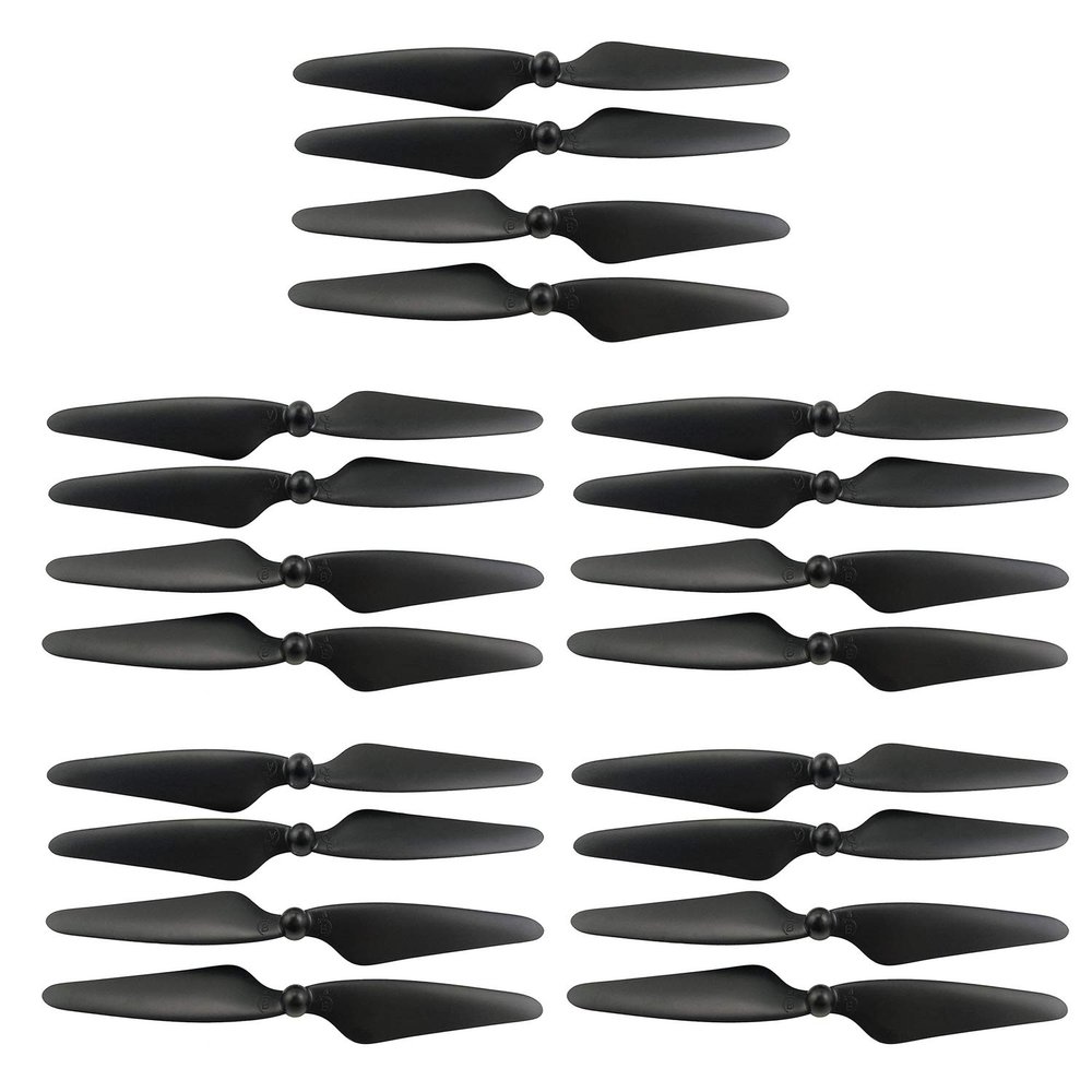20PCS Propeller for Hubsan H501S H501C H501M MJX Bugs 3 PRO B3 PRO HS700 HS700D Brushless Aircraft Blade Spare Parts Drone Black Propeller