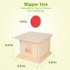 Adena Montessori Coin Box,Object Permanence Box Toys for 1 Year Old Baby Coins,Wooden Montessori Ball Drop Developmental Toys for 6-12 Month Infant,Learning Kids Gifts(Typical Drawer Comes Out) view 3