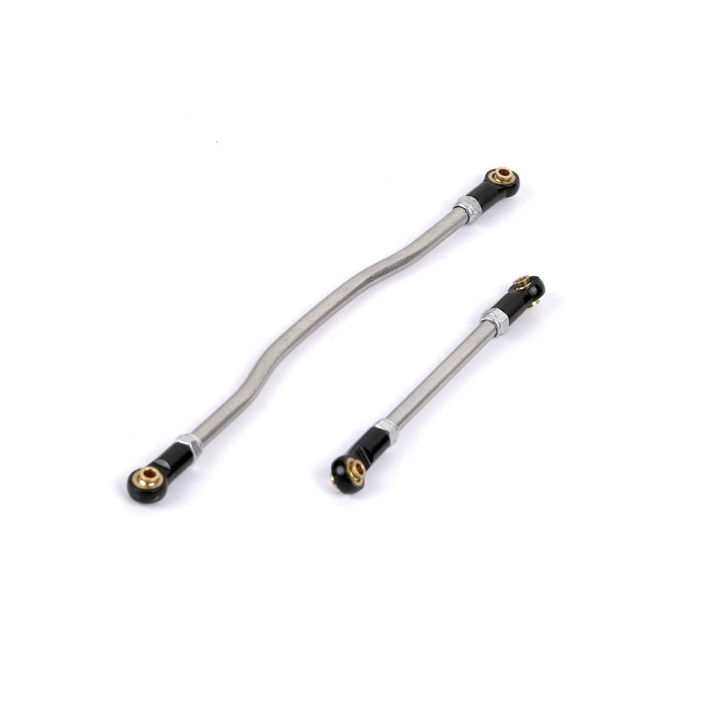 Aluminum Steering Links Kit for Axial Capra 1.9 UTB RC Crawler Upgrade (Black)
