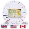 Blue Panda 205 Country Flags Flash Cards - 2.5 x 3.5 in Double-Sided Cards - Geography Learning for Kids with Capitals & Continents - World Flag Recognition view 1