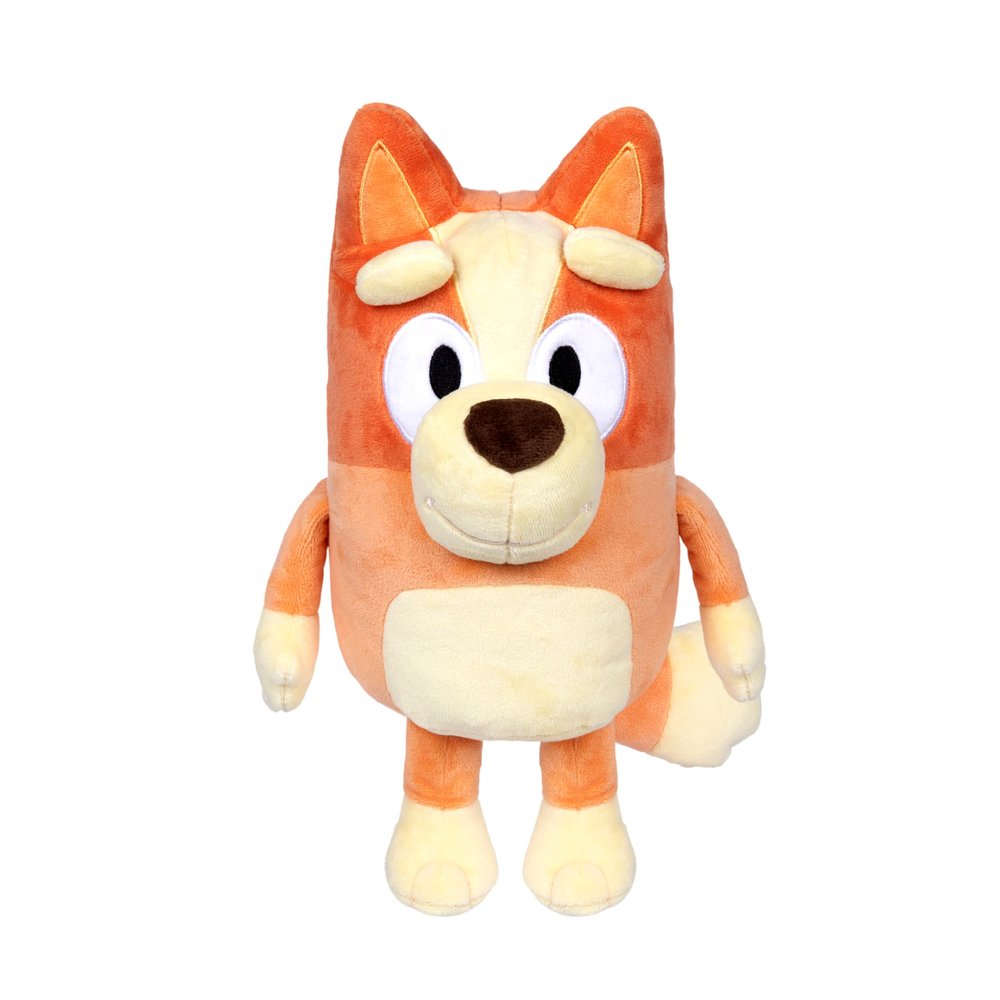 Bluey Bingo Sound Effects Talking Plush, 12 Soft Toddler Toys, Singing Stuffed Animal with 9 Phrases, Baby Plush Toys for Kids