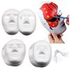 Lynkaye White Plain Masks,16 pcs DIY Unpainted Masquerade Masks Craft Mardi Gras Dance Cosplay Party Mask Costume (8 male+ 8 famal) view 1