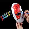 Lynkaye White Plain Masks,16 pcs DIY Unpainted Masquerade Masks Craft Mardi Gras Dance Cosplay Party Mask Costume (8 male+ 8 famal) view 4