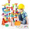 Marble Run for Kids,135 PCS Marble Maze Track Set - Educational Building Block Toys Set for Boys Girls STEM Learning (75 Blocks + 60 Marbles) view 1