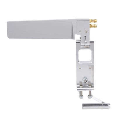 Wosume Suction Rudder, Adjustable Lightweight Rudder for RC Boat, 1 PCS Anti-Corrosion Aluminum Alloy DIY for RC Boat(Silver)