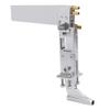 Wosume Suction Rudder, Adjustable Lightweight Rudder for RC Boat, 1 PCS Anti-Corrosion Aluminum Alloy DIY for RC Boat(Silver) view 2