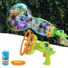 Bubble Gun Bubble Machine Dinosaur Bubble Blower Toy for Kids and Toddlers Bubble in Bubble Gun Party Favors Birthday Christmas Easter Gift for 3 4 5 6 7 8 9 Years Old Boys and Girls (Green) view 1