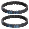 GoolRC 2PCS 132mm Transmission Drive Belts Replacement for VS4-10 Axial SCX10 SCX10 II SCX10 III RC Car Upgrade DIY Parts view 1