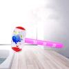 BARMI Cartoon Printing Luminescent Inflatable Air Hammer Children Kids Toy with Bell,Perfect Child Intellectual Toy Gift Set B view 3