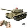 WEECOC RC Tank Military Truck Vehicles RC Car 2.4Ghz Radio Controlled Military Battle Tank Toy 270Rotational Realistic Sounds Electronics Hobby Toys for Kids Boys (Green) view 1
