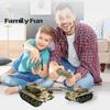 WEECOC RC Tank Military Truck Vehicles RC Car 2.4Ghz Radio Controlled Military Battle Tank Toy 270Rotational Realistic Sounds Electronics Hobby Toys for Kids Boys (Green) view 2