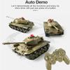 WEECOC RC Tank Military Truck Vehicles RC Car 2.4Ghz Radio Controlled Military Battle Tank Toy 270Rotational Realistic Sounds Electronics Hobby Toys for Kids Boys (Green) view 3