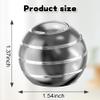 Kryfa Desk Fidget Toy, Kinetic Desk Toy Ball, Desk Fidgets for Office for Adults, Fidgets for Kids 8-12 (1.54", Grey) view 2