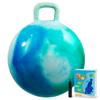 U&C Planet Hopper Ball 18 inches Bouncy Ball with Handle for Kids Age 3-6 Hoppity Hop Sit and Bounce Jumping Hopping with Pump and Gift Box Great Gift for Birthday Christmas, Clouds view 1