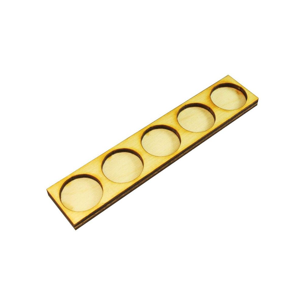 LITKO Formation Trays | Compatible with Oathmark | Infantry | Rank & File | Skirmish (20mm Round Bases, 5x1)