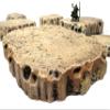 Handmade Stacking Desert Hill Terrain - Terrain for Tabletop War Games and TTRPGs view 3