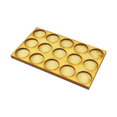 LITKO Formation Trays | Compatible with Oathmark | Infantry | Rank & File | Skirmish (20mm Round Bases, 5x3)