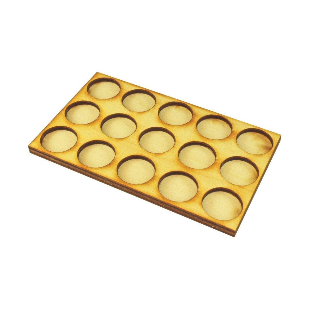 LITKO Formation Trays | Compatible with Oathmark | Infantry | Rank & File | Skirmish (20mm Round Bases, 5x3)