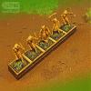 LITKO Formation Trays | Compatible with Oathmark | Infantry | Rank & File | Skirmish (20mm Square Bases, 5x1) view 2