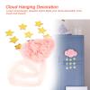 01 Practical Baby Cloud Pendant Hanging Decorations, Crib Clouds and Stars, Mobile for Boys Living Room(Pink (Gold Star)) view 2