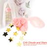 01 Practical Baby Cloud Pendant Hanging Decorations, Crib Clouds and Stars, Mobile for Boys Living Room(Pink (Gold Star)) view 4