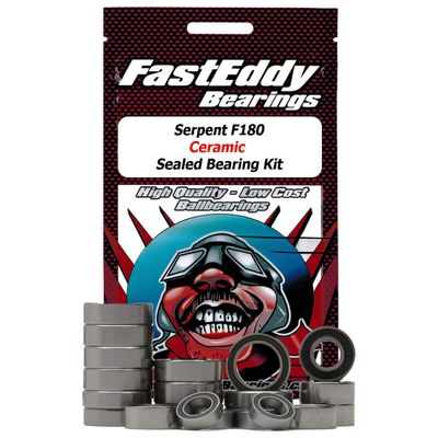 FastEddy Bearings Compatible with Serpent F180 Ceramic Sealed Bearing Kit