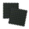 KXMYT Soft Play Mats for Children, EVA Interlocking Puzzle Foam Non-Slip Floor Mat with Edges, Thick 1 cm Cotton Linen Plaid Surface, for Bedroom/Study/Bay Window/Dormitory,Green,24 view 1