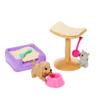 Barbie Doll Pet Theme Accessory Set - Storytelling Adventure Series ~ Pair with Dollhouse or Stand Alone Play ~ Puppy, Kitten, Scratching Post, Dog Bed, Toys and More view 1