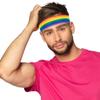 Boland 10203988 Stirnband Regenbogen Rainbow Headband, Multicoloured, standard size view 2
