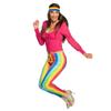 Boland 10203988 Stirnband Regenbogen Rainbow Headband, Multicoloured, standard size view 4