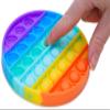 Toyland Push Bubble Pop Bubble 'Pop It' Sensory Fidget Toy  Many Choices (Rainbow Round) view 1