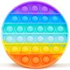 Toyland Push Bubble Pop Bubble 'Pop It' Sensory Fidget Toy  Many Choices (Rainbow Round) view 2