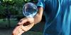 4.33 inches -110mm Clear Acrylic Juggling Ball for Contact Juggling | Great for Beginners and Single Ball Tricks view 4