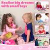 Liberry Doctor Kit for Toddlers 3 4 5 Years Old, Kids Doctor Play Set for Girls Boys Toy, Pretend Play Medical Kit with Stethoscope & Costume for Christmas Birthday Gift Pink view 3