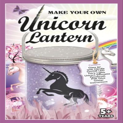 MAKE YOUR OWN 871 CHP0007 EA Unicorn Lantern, red