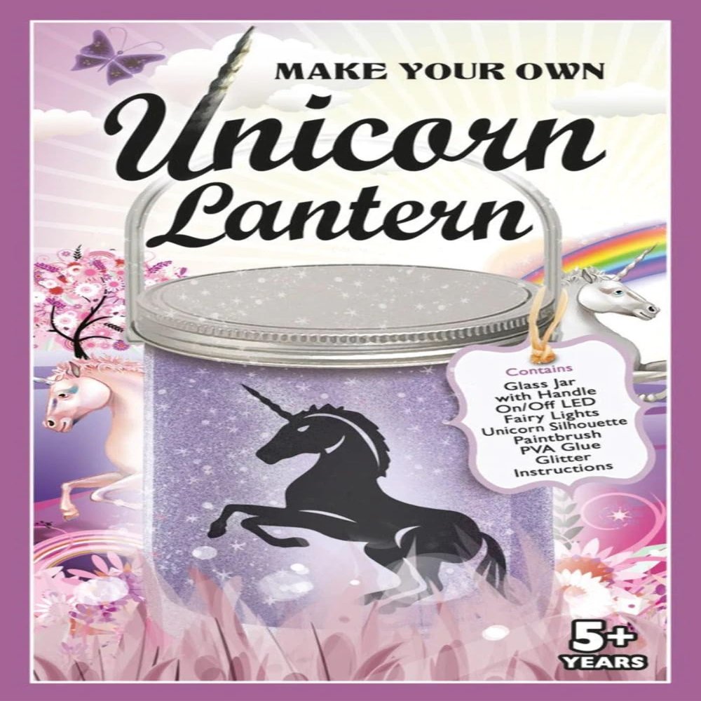 MAKE YOUR OWN 871 CHP0007 EA Unicorn Lantern, red