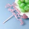 10pcs Happy Mothers Day Cake Toppers Acrylic Cake Picks for Mothers Day Birthday Cake Decoration - Rose Gold view 3