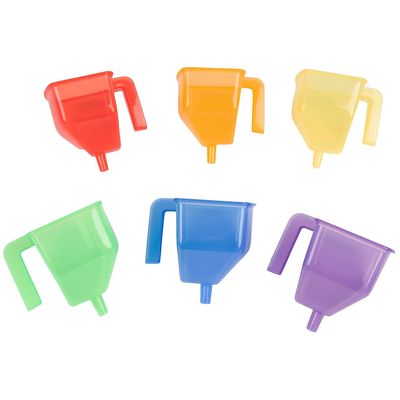 TickiT Translucent Funnels, Set of 6