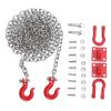Crisis 1/10 Scale RC Tow Hook, RC Tow Chain Tow Chain, Trailer Chain Parts for RC Cars Crawler Car view 1