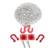 Crisis 1/10 Scale RC Tow Hook, RC Tow Chain Tow Chain, Trailer Chain Parts for RC Cars Crawler Car view 4