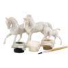 Breyer Horses Stablemates Horse Family Paint Set | 3 Horse Set | 1:32 Scale | Horse Toy | Model #4239, White view 2