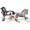 Breyer Horses Stablemates Horse Family Paint Set | 3 Horse Set | 1:32 Scale | Horse Toy | Model #4239, White view 3