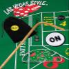 Cyber-Deals Craps Kit Sets Including 19mm Dice (Set of 5), Layout, Stick, Acrylic Dice Boat & Accessories (Green) view 1