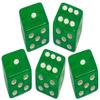 Cyber-Deals Craps Kit Sets Including 19mm Dice (Set of 5), Layout, Stick, Acrylic Dice Boat & Accessories (Green) view 2
