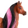 Breyer Horses Mane Beauty Li'l Beauties | Blaze | Brushable Black and Pink Mane and Tail | 4.25" L x 3.25" H |Model #7412, Brown view 3