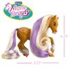 Breyer Horses Mane Beauty Li'l Beauties | Sunset | Brushable Golden Blonde and Purple Mane and Tail | 4.25" L x 3.25" H |Model #7411, Brown view 2